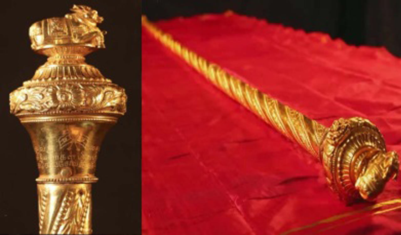 Sengol replica at Allahabad Museum draws visitors in numbers