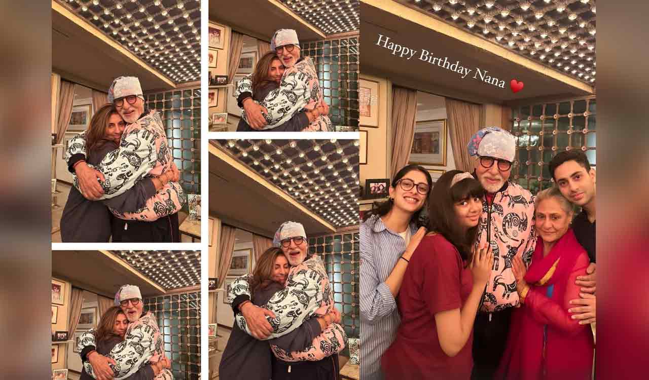 Shweta Bachchan, Navya celebrate Amitabh’s 81st birthday with heartfelt wishes