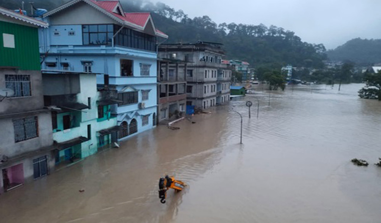 160 Assam students stranded in flood-hit Sikkim evacuated