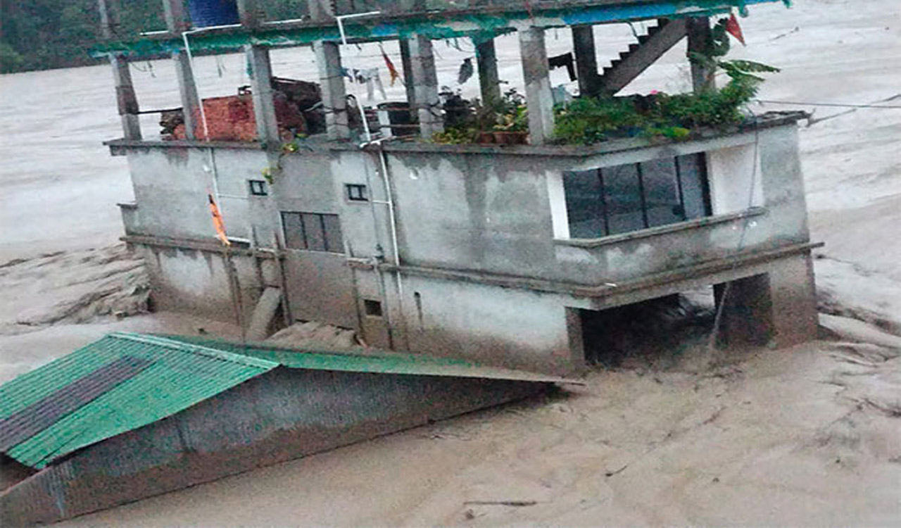 Central team visits North Sikkim to assess damage caused by flash floods