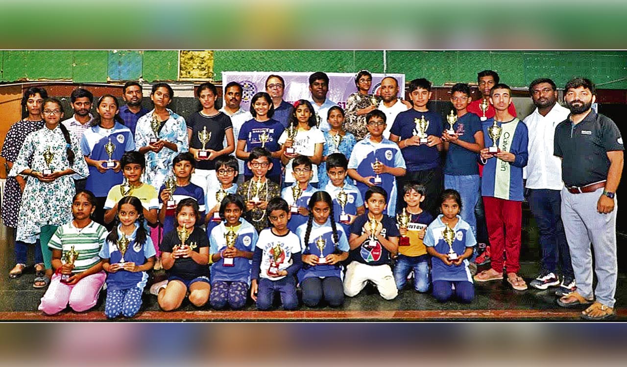 Vedic emerges champion at Telangana State Ranking Chess Tournament