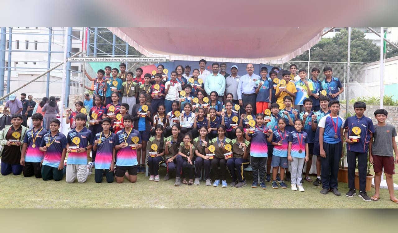 Trishal, Sruthi emerge champions at CBSE Cluster VII Table Tennis Championship
