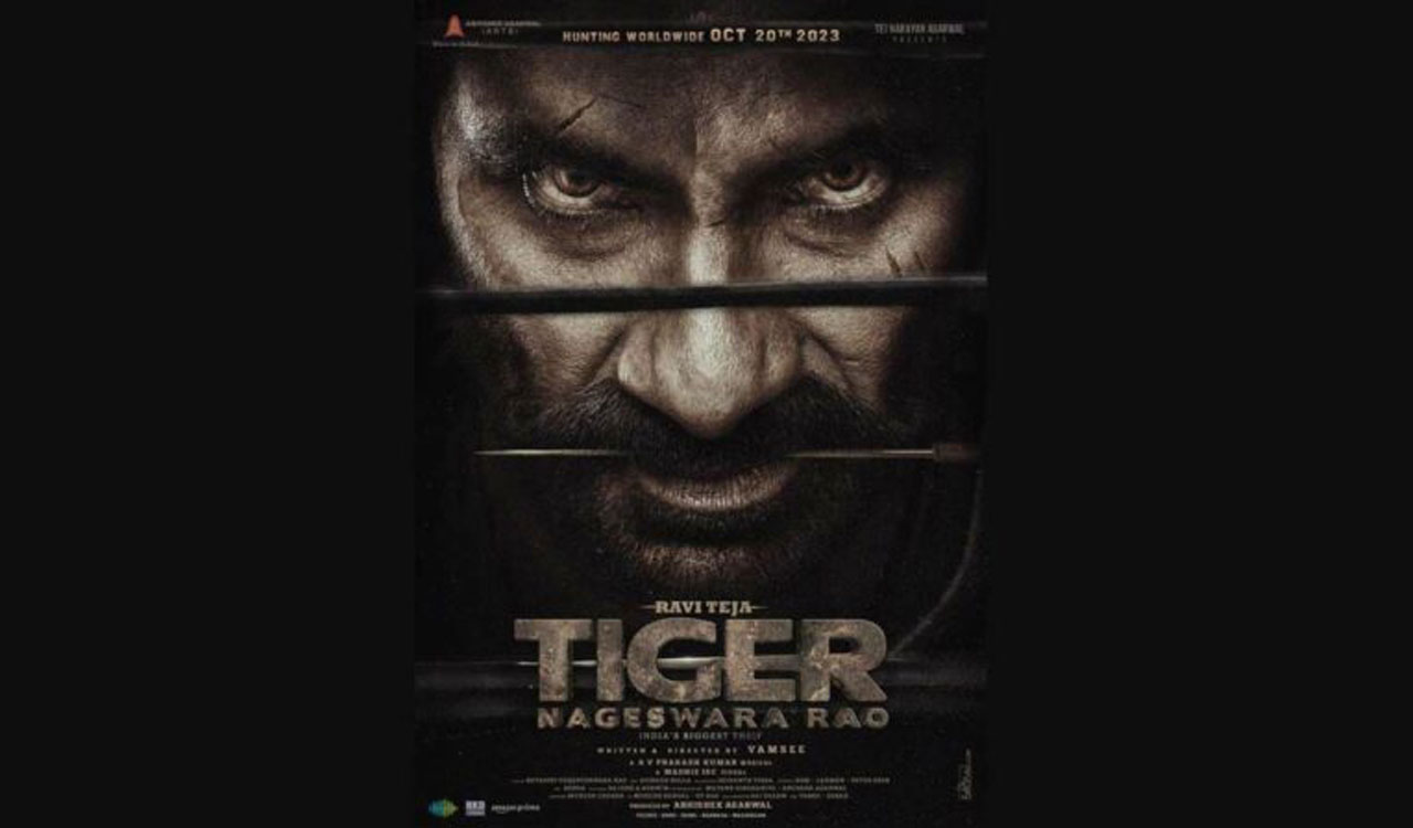Ravi Teja, Nupur Sanon starrer Tiger Nageswara Rao official trailer unveiled