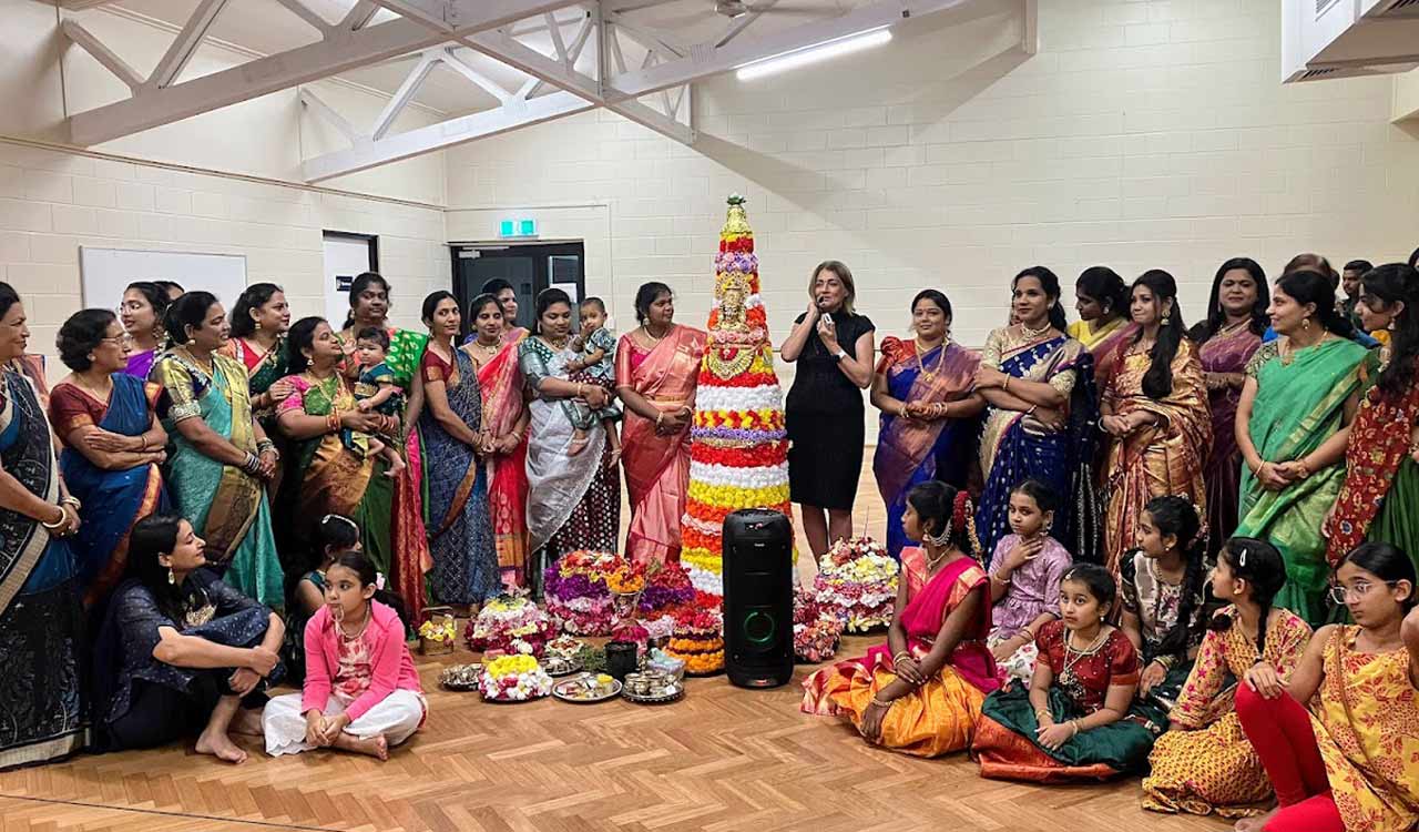 Townsville Telugu Community observes grand Bathukamma celebrations