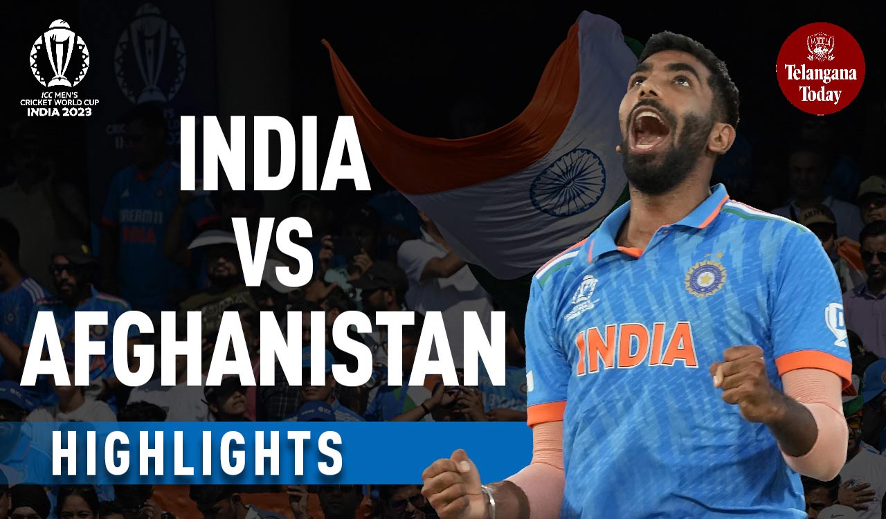 ICC World Cup 2023: India vs Afghanistan Highlights | AFG 272/8 (50 Overs)