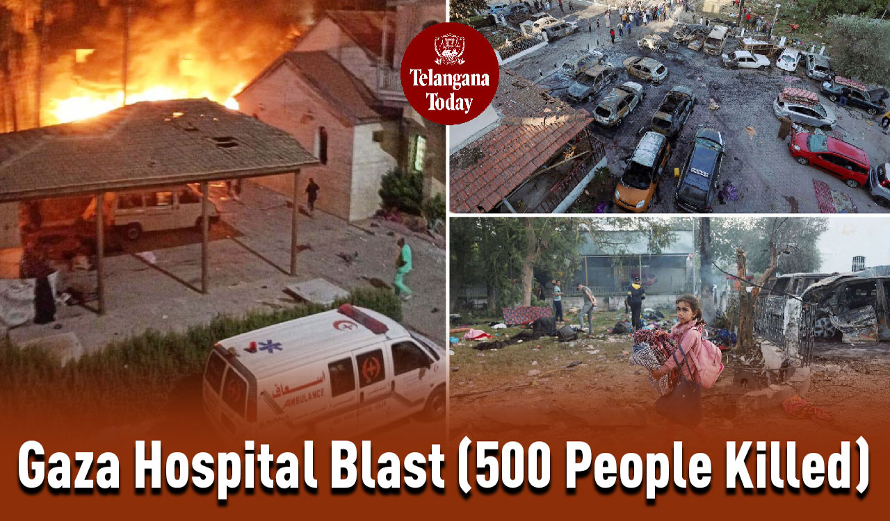 Gaza Hospital Blast: 500 People Killed By Rocket Bombings