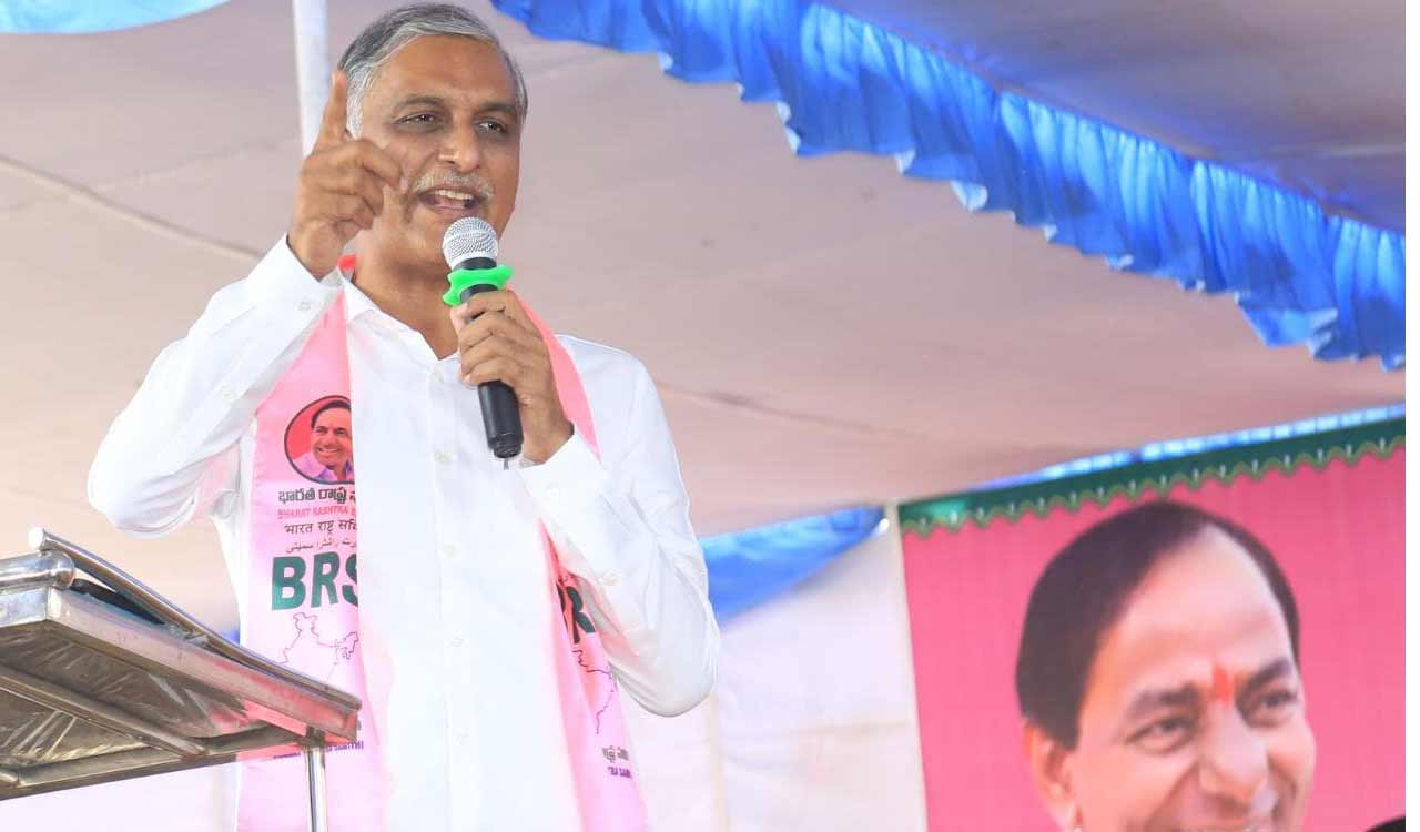 Vote for Congress for 5-hour power supply, vote for BRS for 24-hour power supply: Harish Rao