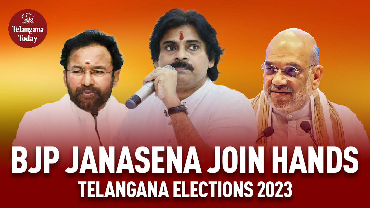 Telangana Elections 2023: BJP And Janasena Join Hands | Pawan Kalyan And Amit Shah Meet