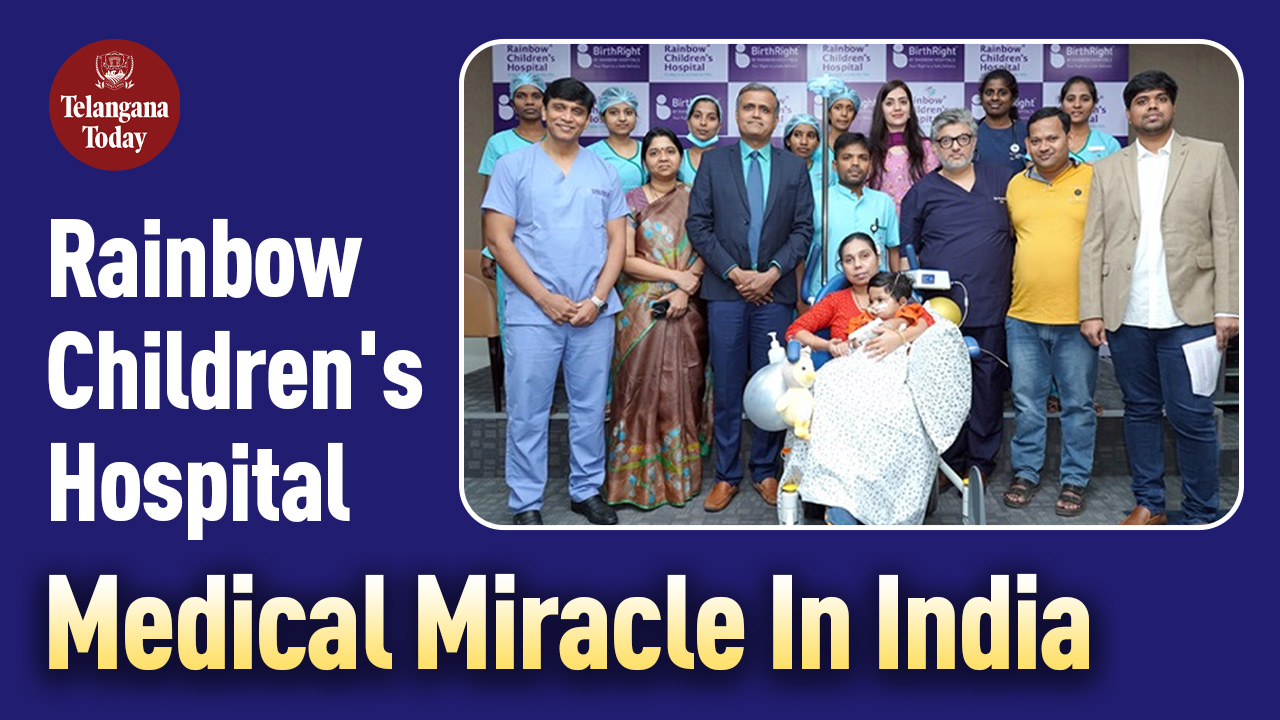 Rainbow Children’s Hospital Has Saved 18-Month-Old Baby By Airlifting With ECMO Support | Hyderabad
