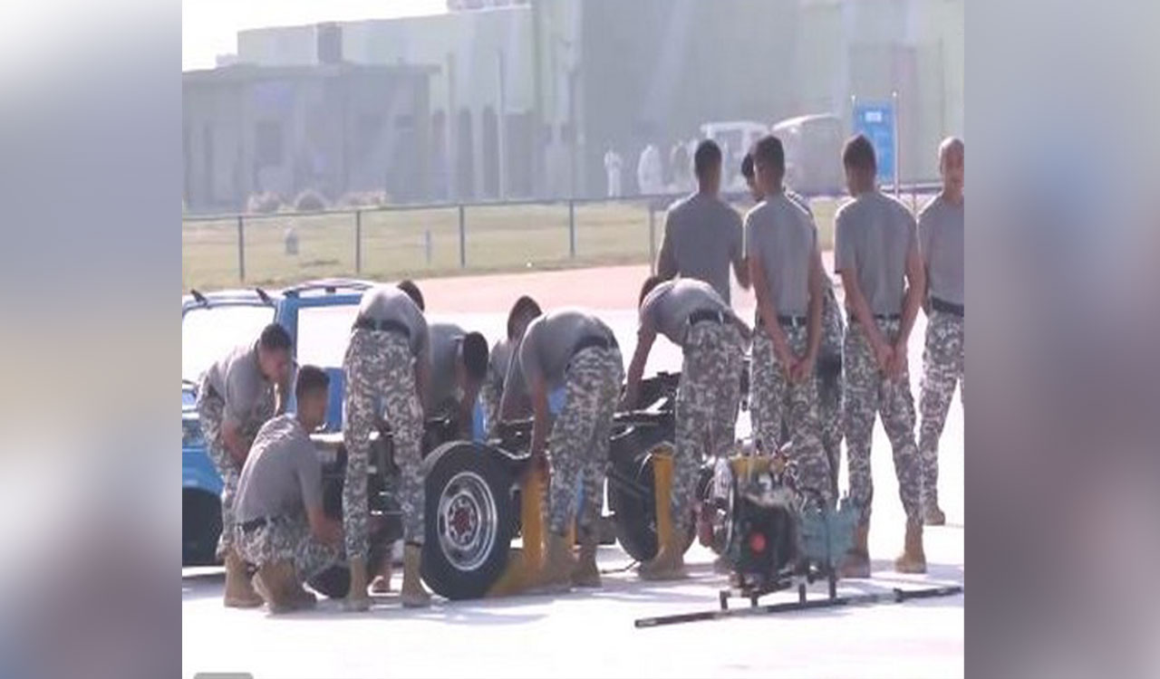 IAF conducts full dress rehearsals in Prayagraj ahead of 91st-anniversary celebration