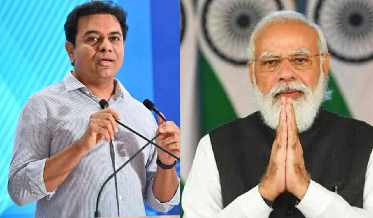 After Neglecting Telangana Modi Now Making False Promises Says Ktr