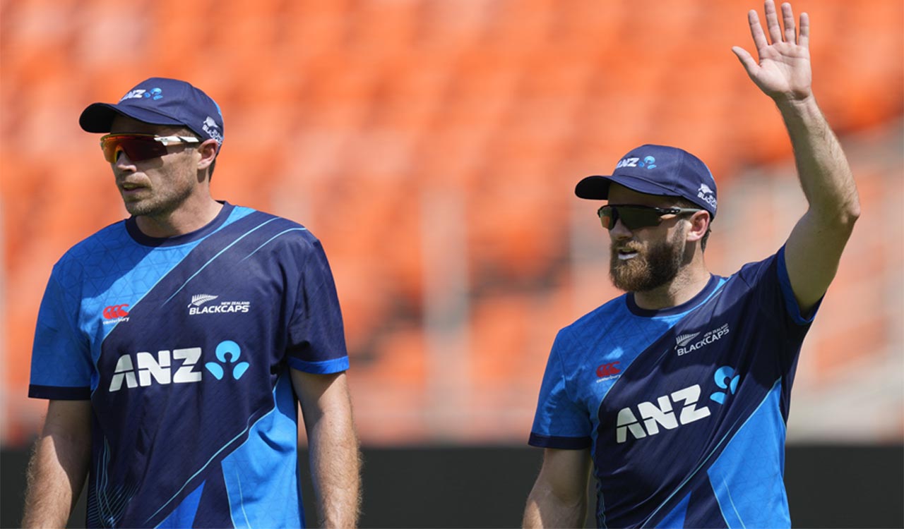 CWC: New Zealand gear up for opener against England in Ahmedabad; players sweat in net practice