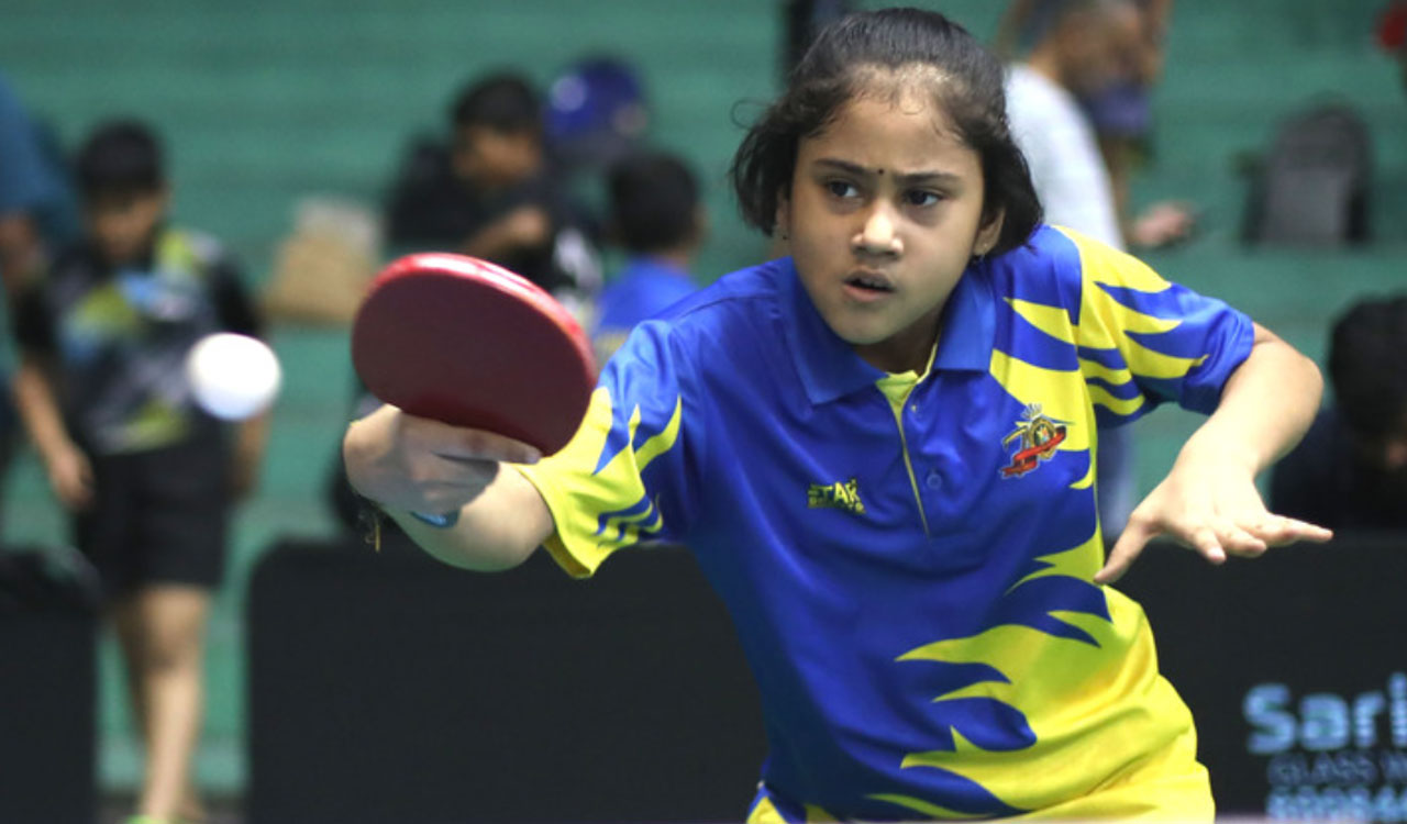 Riddhi marches to quarters of TS Table Tennis Ranking Tournament