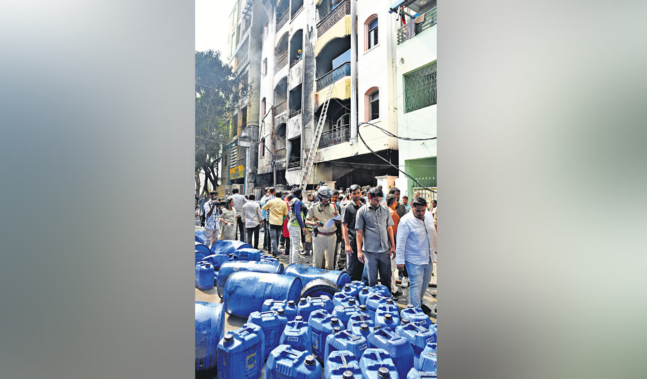 Nampally fire mishap: Get-together turns tragic for family of 7