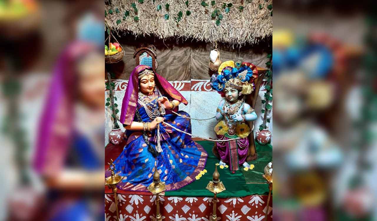 Hyderabad: Govardhana Puja celebrated at Hare Krishna Golden Temple