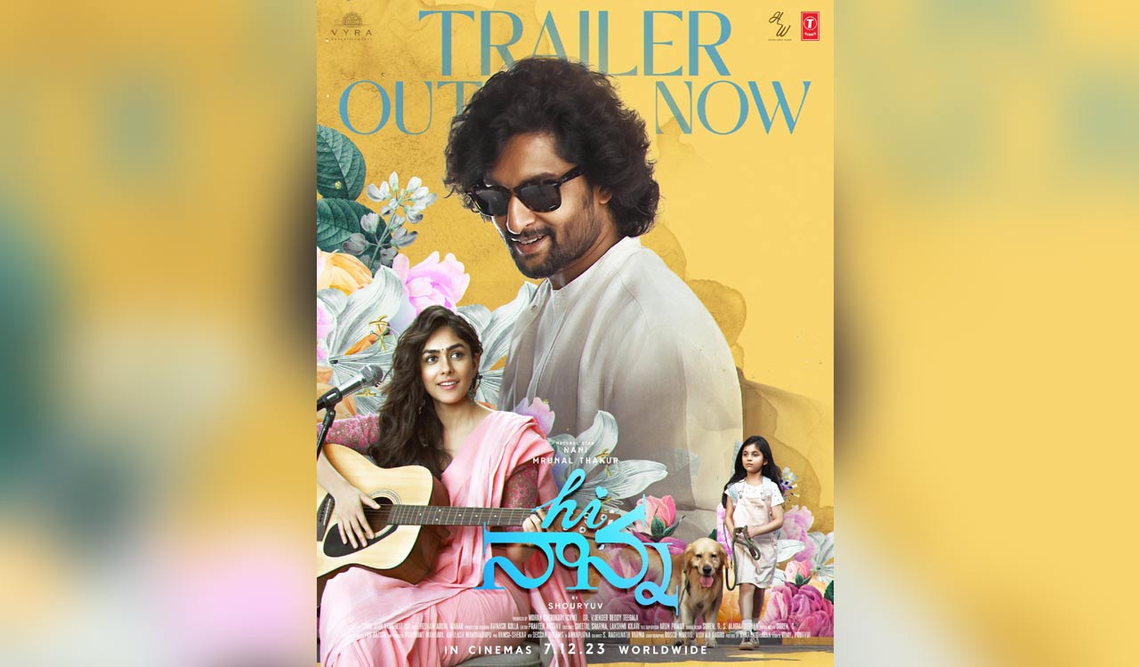 Nani’s ‘Hi Nanna’ trailer portrays emotional story, soulful music; watch here