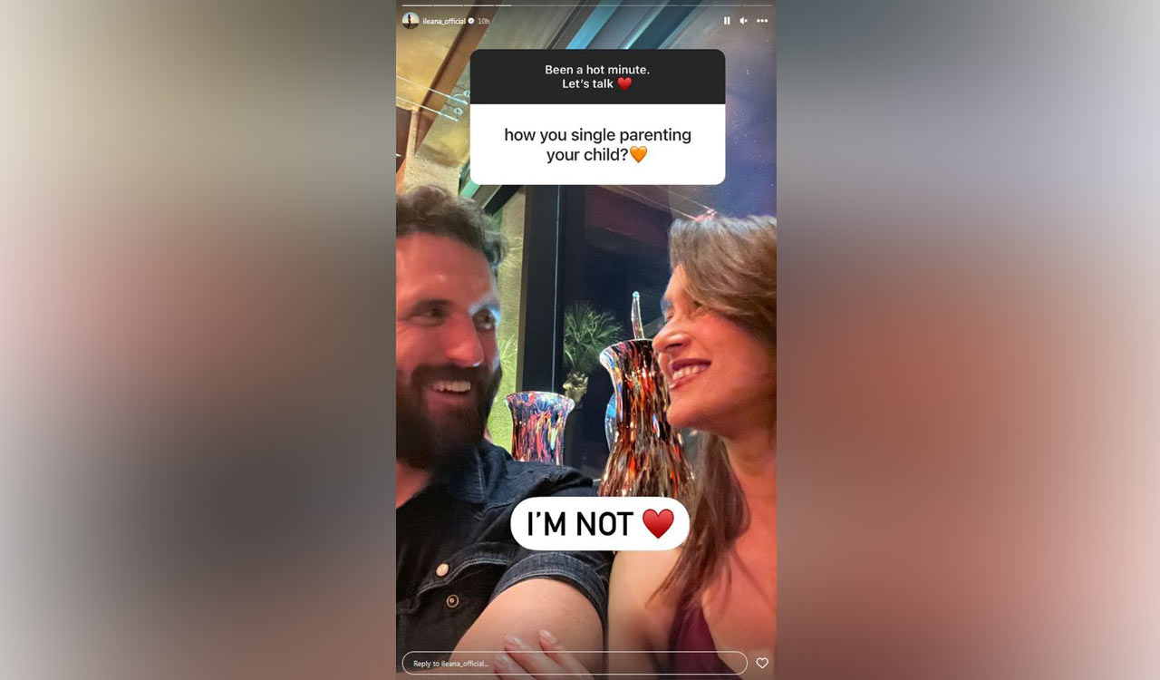 Ileana D’Cruz reveals partner, not parenting alone