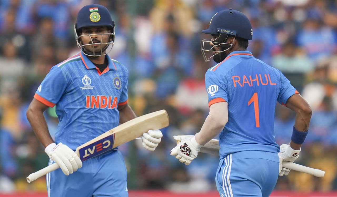 CWC 2023: Shreyas Iyer, Rahul power India to 410/4 against Netherlands