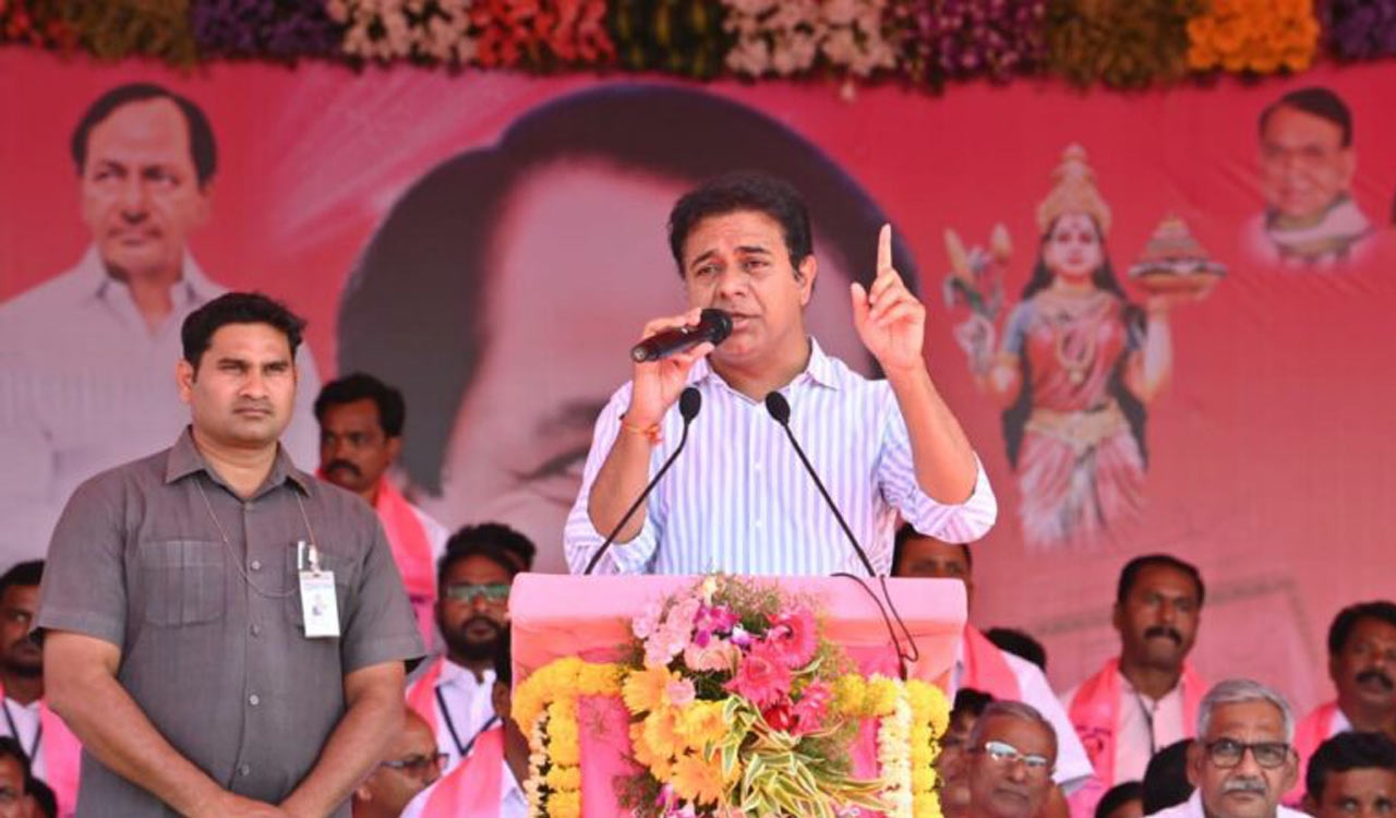 Rahul Gandhi India’s Pappu, Revanth Telangana’s Pappu, says KTR