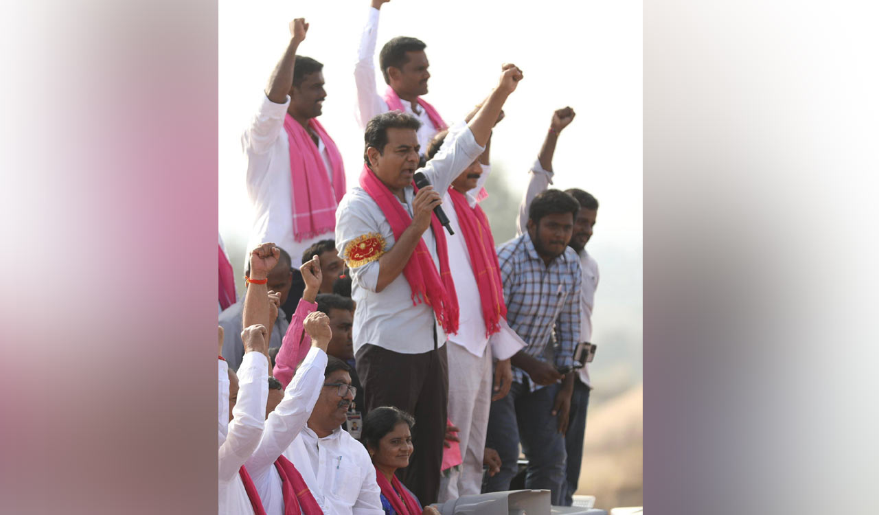 KTR asks voters to teach political opportunists a lesson