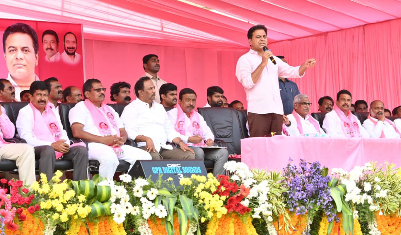 High and mighty from Delhi no match for KCR, says KTR