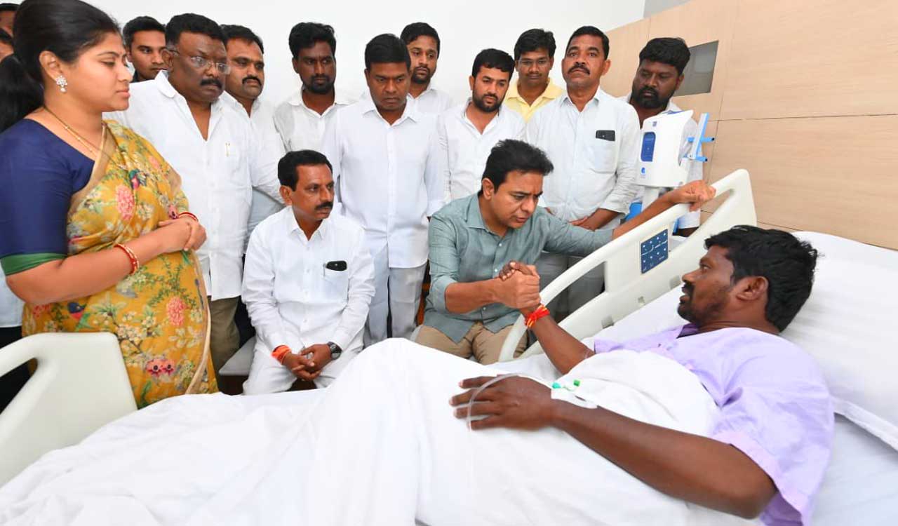 KTR condemns attack on BRS MLA, stresses ‘violence has no place in democracy’