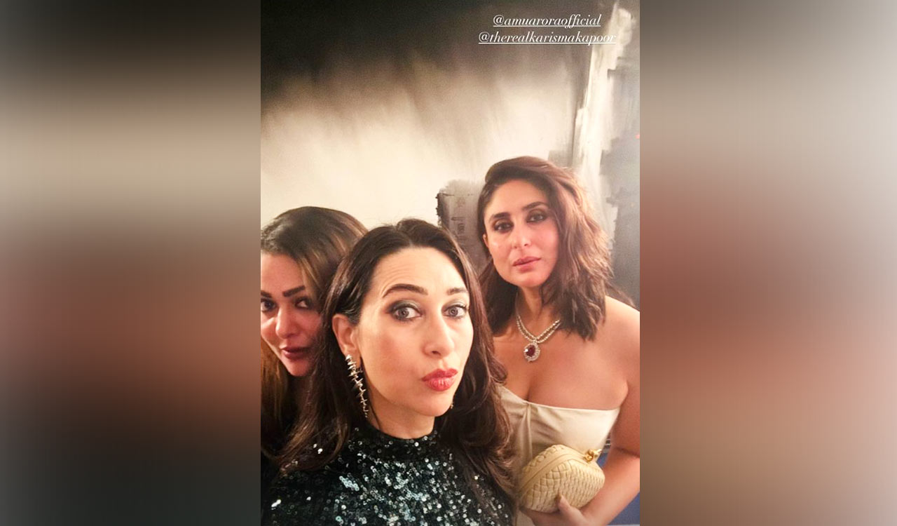 Kareena, Karisma, and Amrita join glam celebration for SRK’s birthday