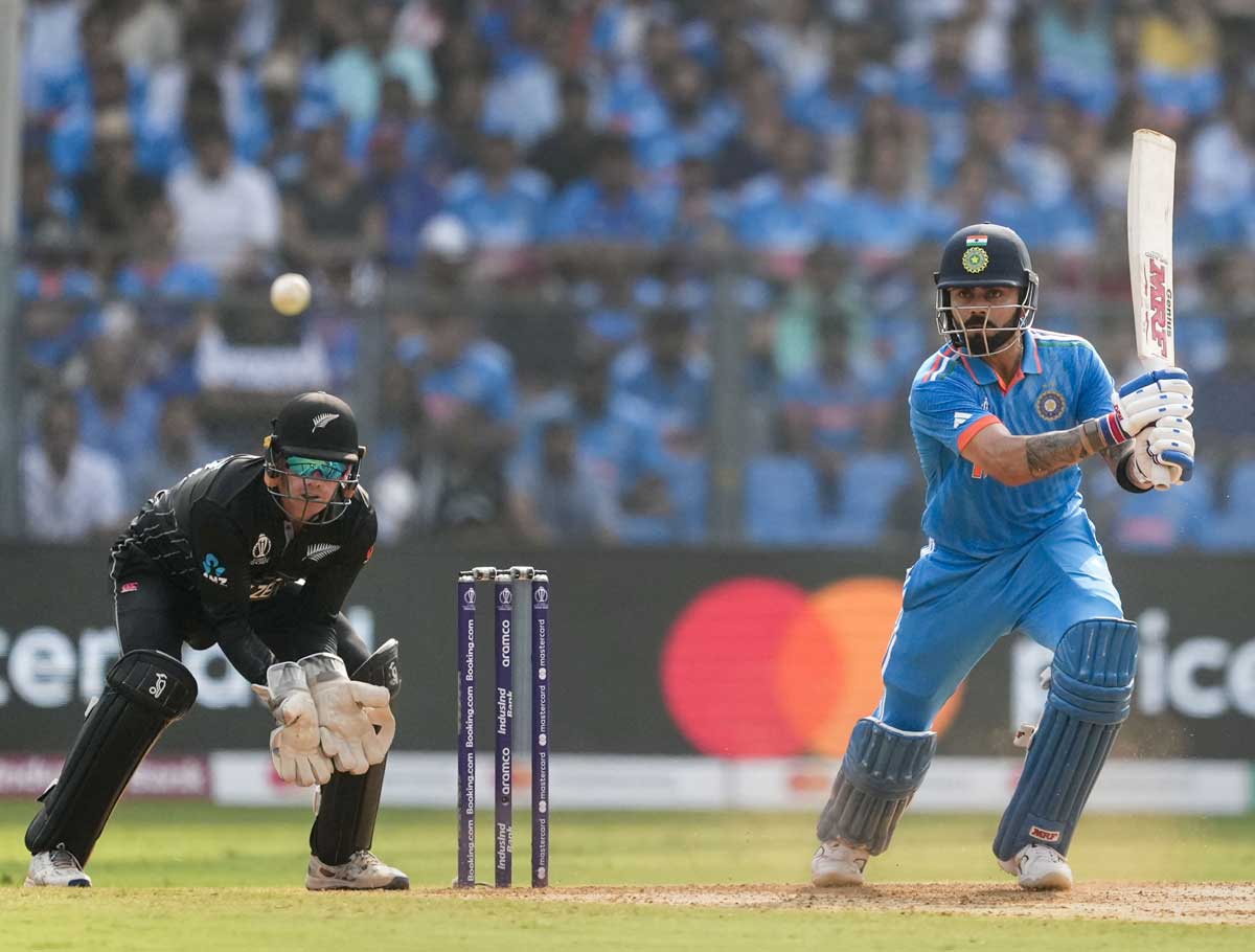 Virat Kohli breaks two of Sachin Tendulkar’s batting records in CWC 2023 semis