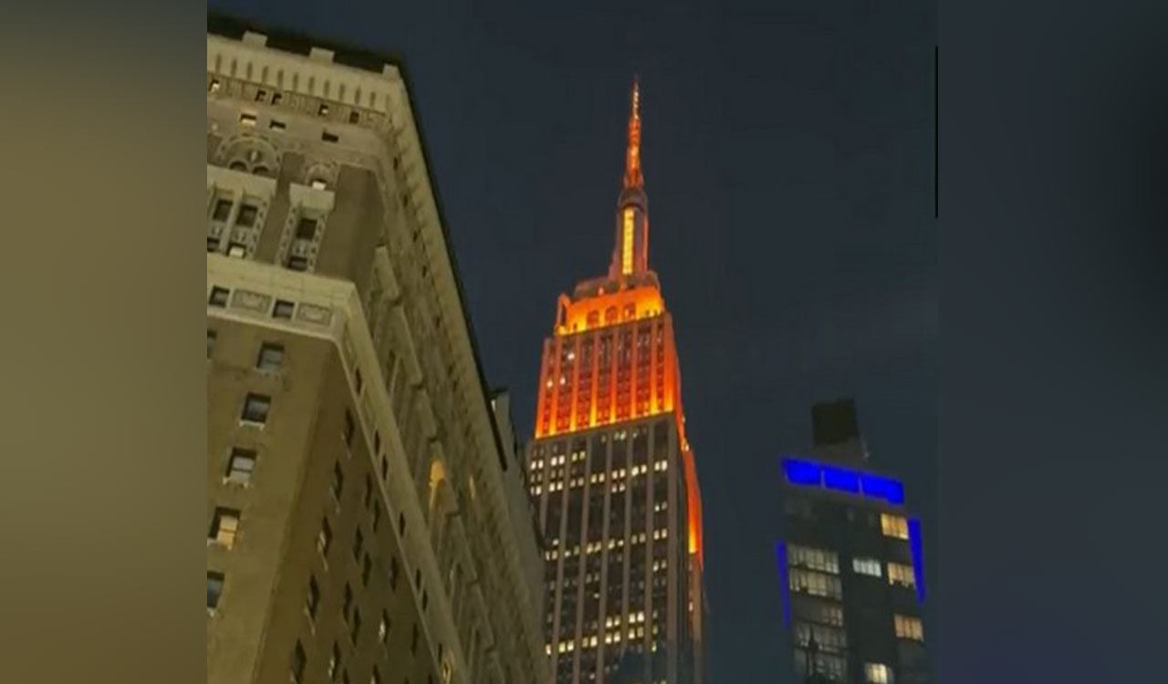 US: New York City celebrates Diwali, iconic Empire State Building lit up in orange hues