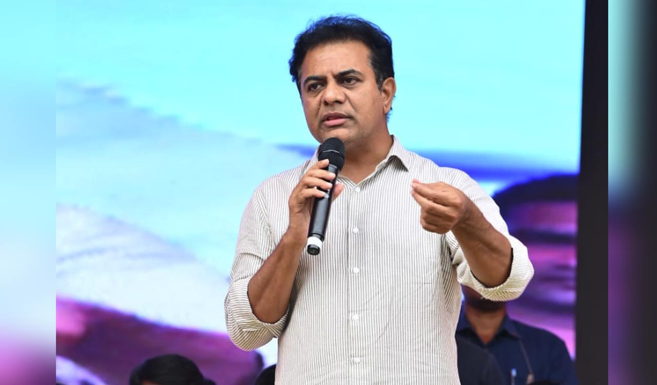 KTR Rubbishes Modi’s Accusations, Says BRS Is ‘Team Telangana’ Not ‘B ...