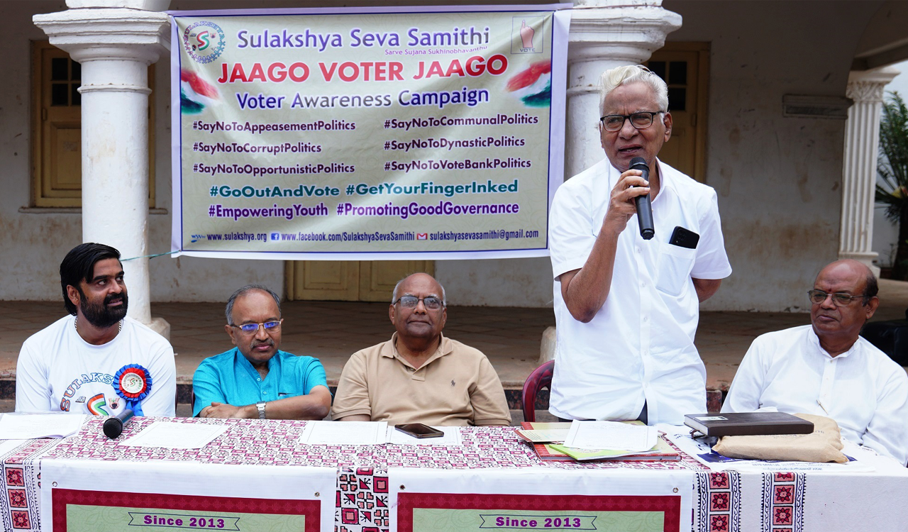 Sulakshya Seva Samithi conducts voter awareness campaign in Hanamkonda