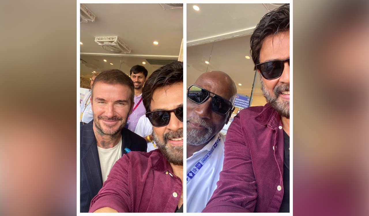 Venkatesh Daggubati meets David Beckham, Vivian Richards at India vs NZ semifinal