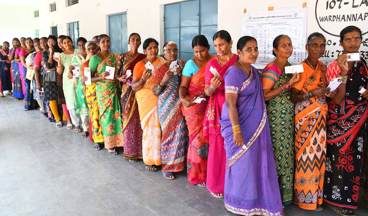 Voter turnout increases by evening in Warangal