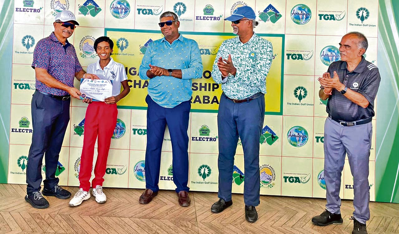 Hyderabad golfer Saatvic clinches HGA South Zone Championship