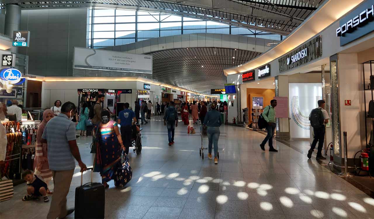 Hyderabad Airport Sees Record-breaking Passenger Numbers-Telangana Today