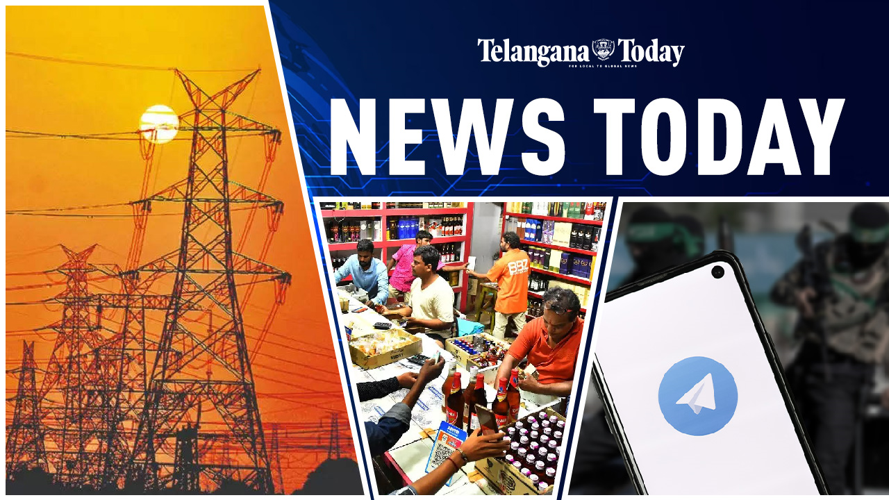 KCR About Karnataka, Liquor Shops To Be Closed In Telangana, And Telegram Blocks Hamas Channels