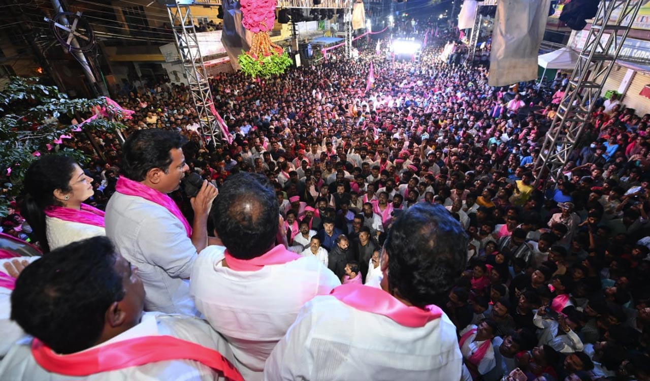 Peace and harmony hallmark of BRS rule, says KTR