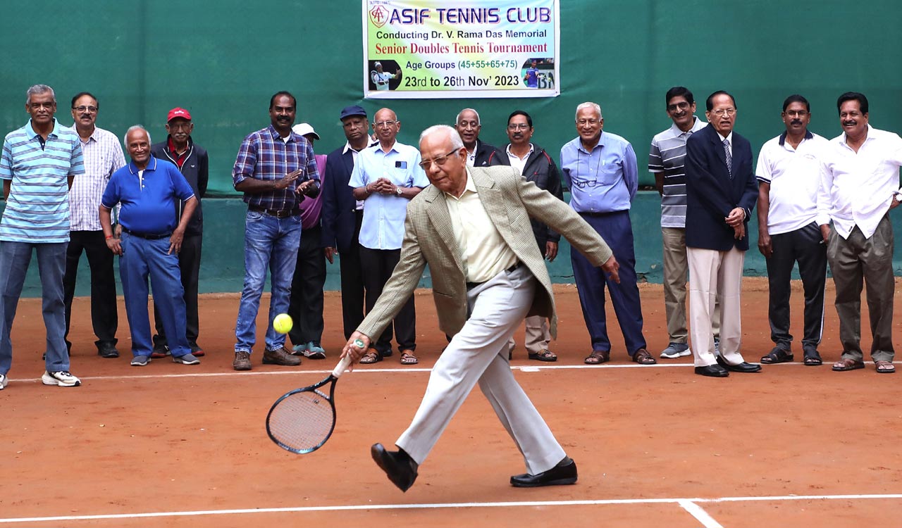Badri-Goutam pair records win at Dr V Rama Das Memorial Senior Men Tennis Tournament