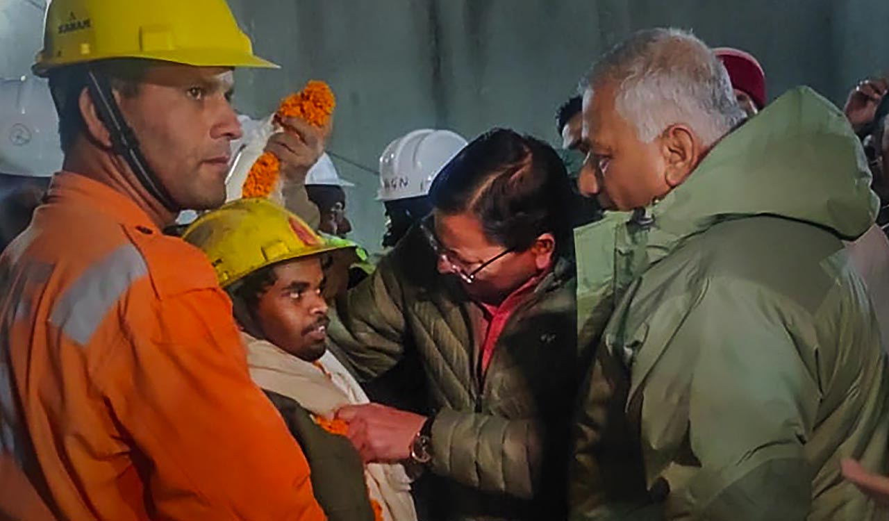 Uttarakhand: All 41 trapped workers rescued successfully from Silkyara tunnel