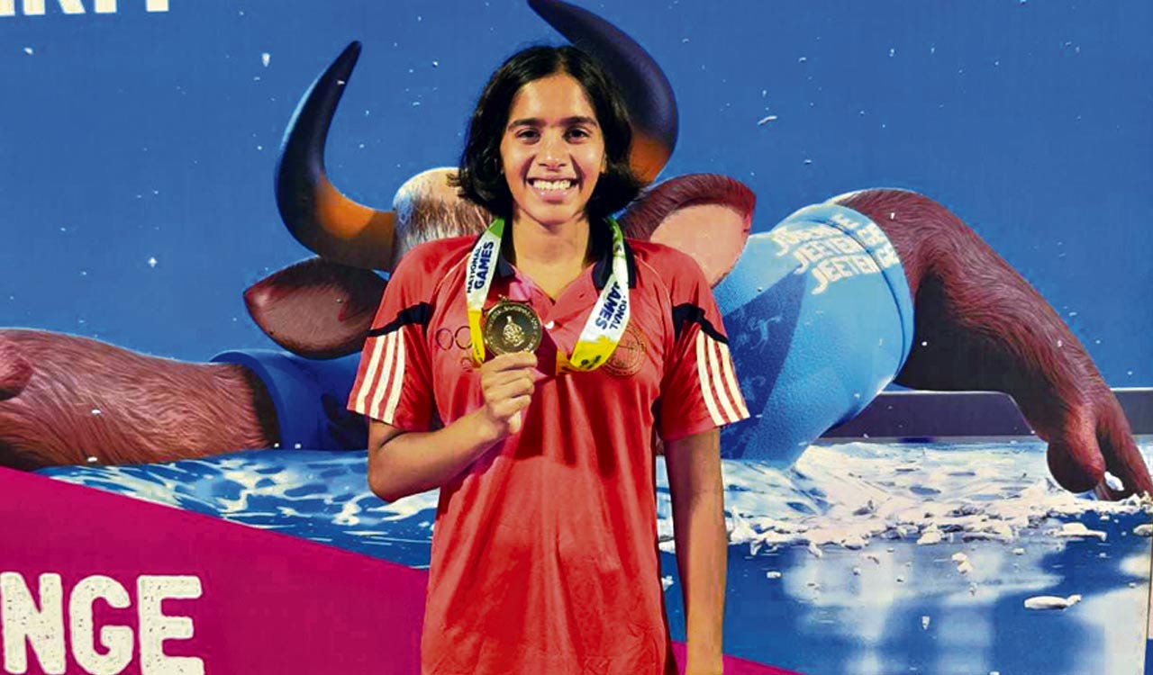 Vritti, women’s tennis team clinch bronze medals at National Games