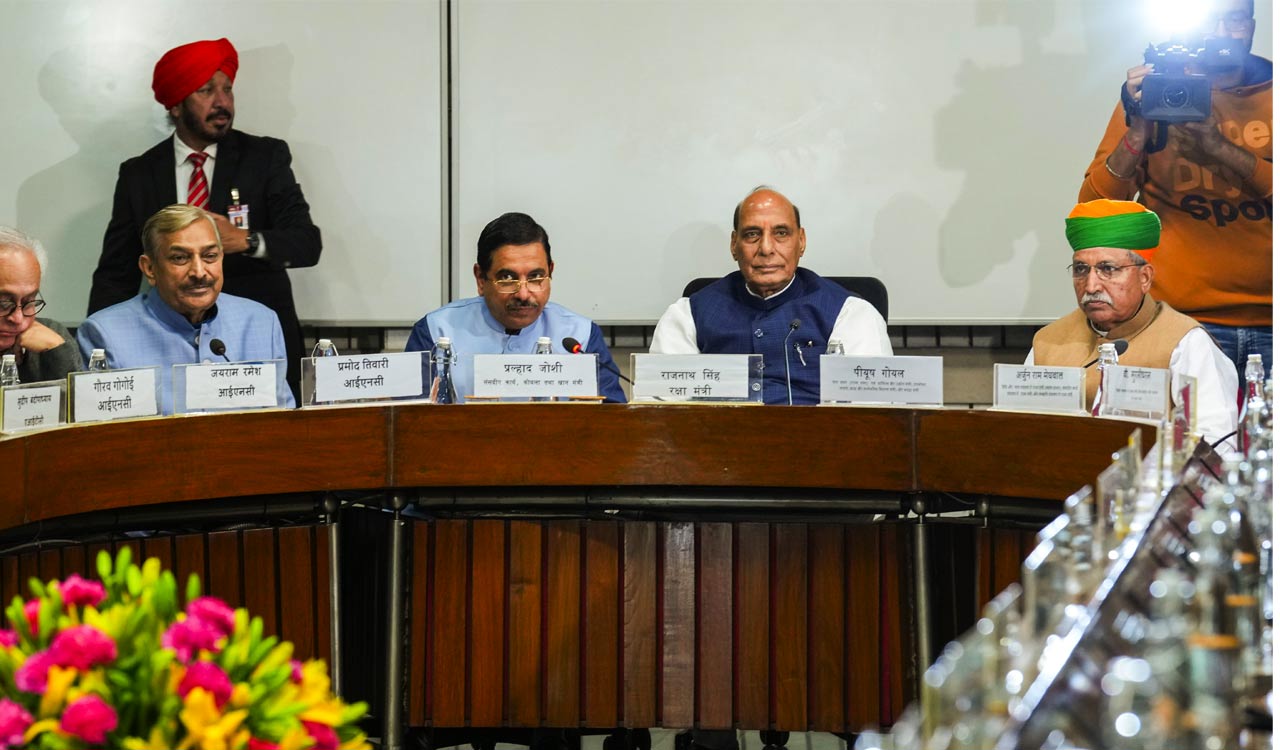 All-party meeting held ahead of Winter Session of Parliament