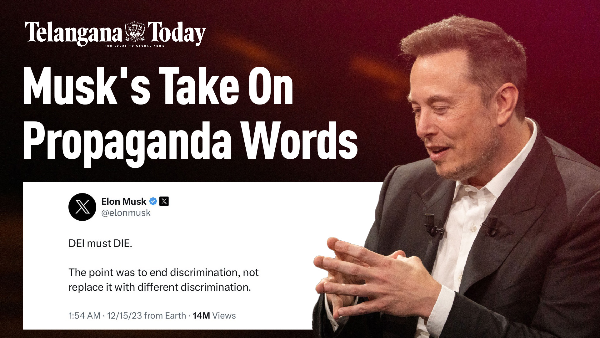 Elon Musk’s Post Goes Viral | Musk Criticizes Use Of ‘Propaganda Words’