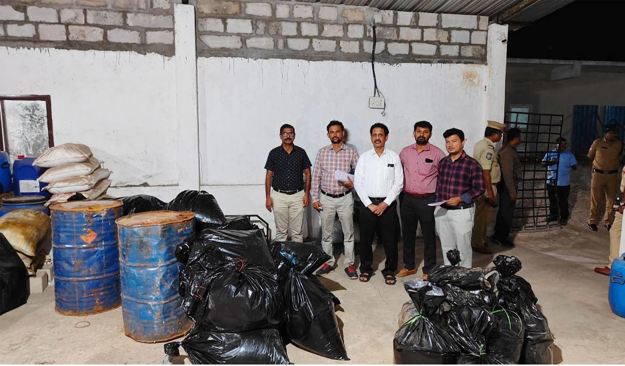 DCA sleuths bust illicit drugs manufacturing facility in Khammam