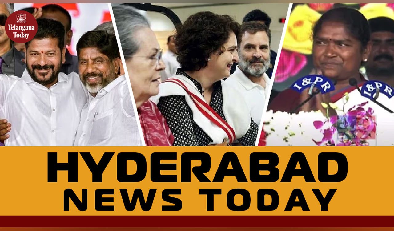 Hyderabad News Today: CM Revanth Reddy Swearing-In, Congress High Command In City