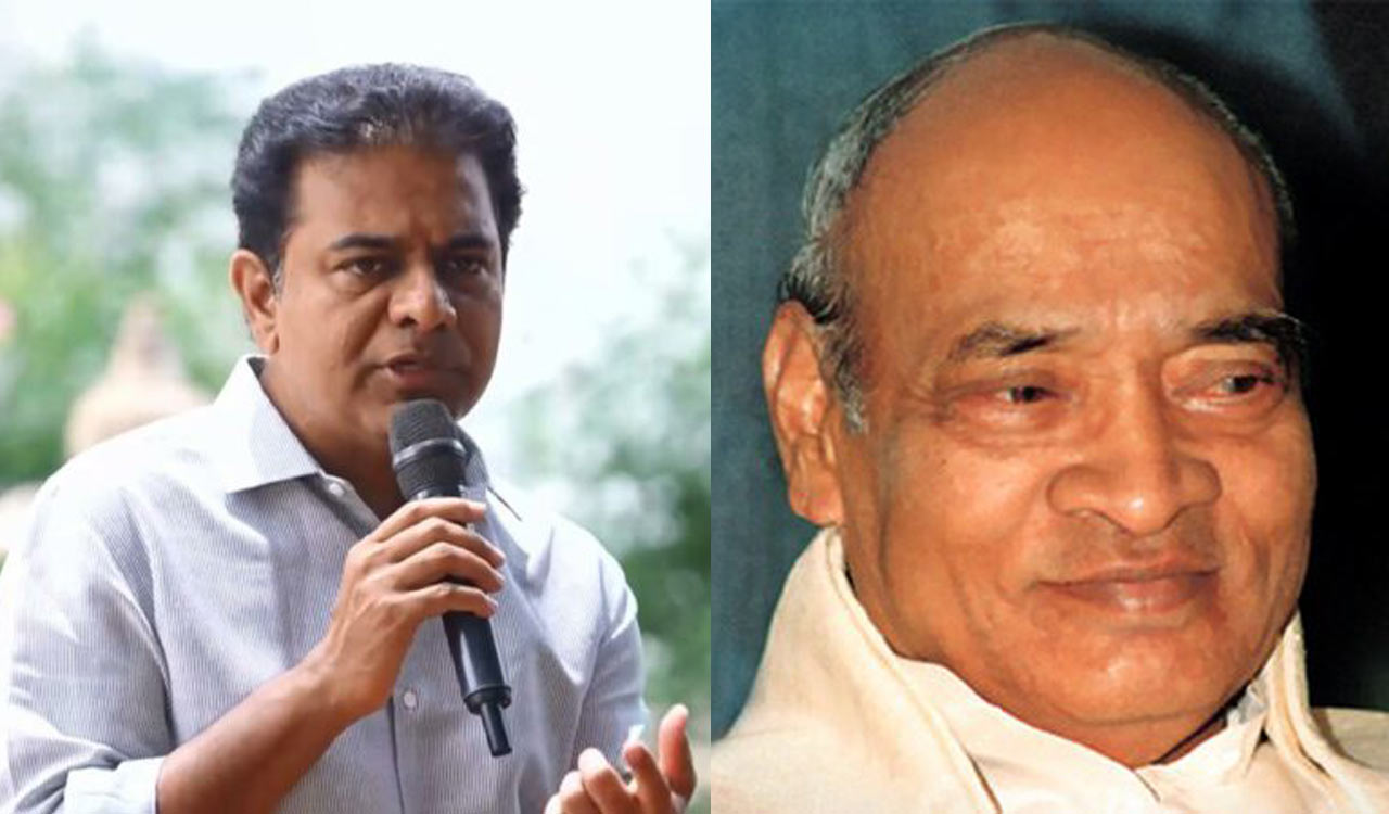 KTR demands Bharat Ratna for PV Narasimha Rao-Telangana Today