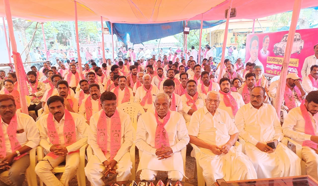 Mancherial: Diwakar Rao thanks cadres of BRS