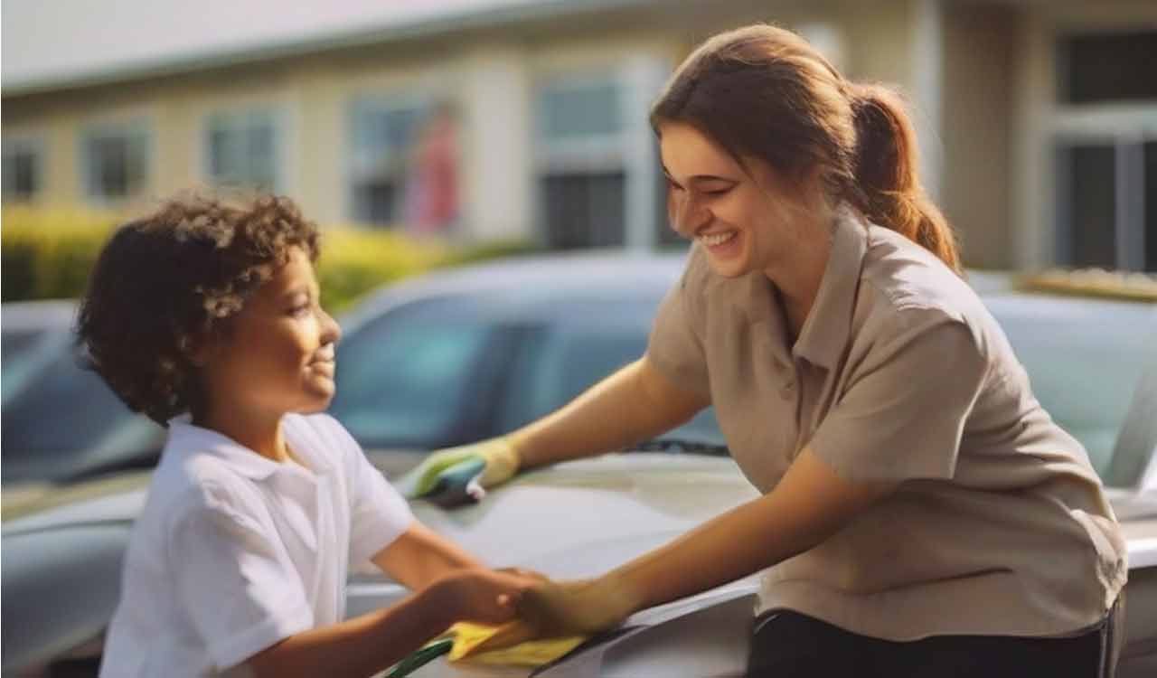 Telangana teacher pulled up for making student clean her car