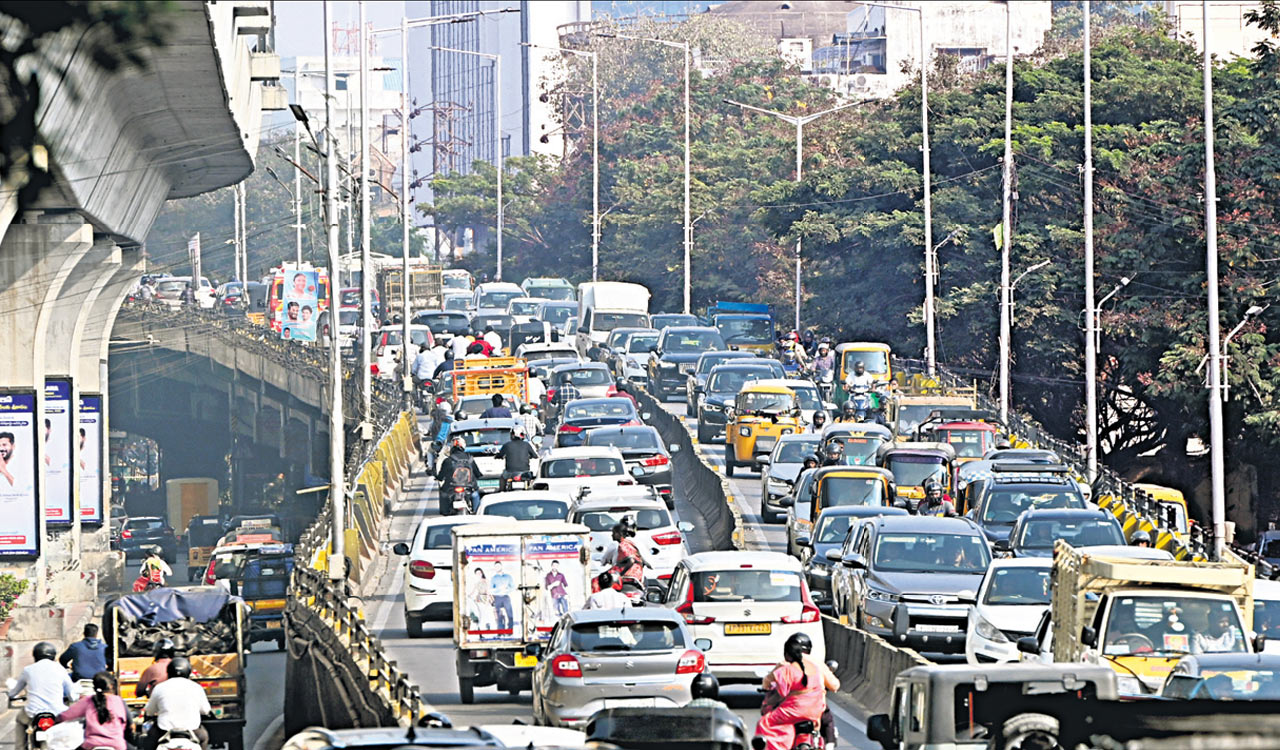 Over 1.6 crore vehicles ply on Telangana roads