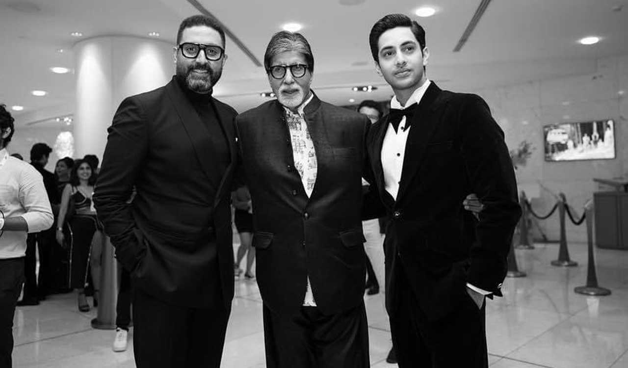 Welcome to the movies: Abhishek Bachchan to nephew Agastya post ‘The Archies’ premiere