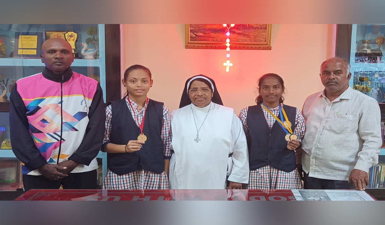 Two students from Mancherial qualify for national athletics meet